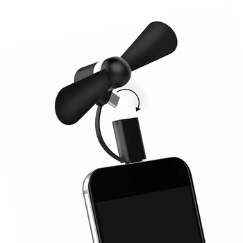 

10pcs Mini USB Fan for iPhone 5 5s SE 6 6s 6 Plus 6s Plus 7 Plus 8 X XR XS, For Android Portable Cooler Mobile Phone Accessory