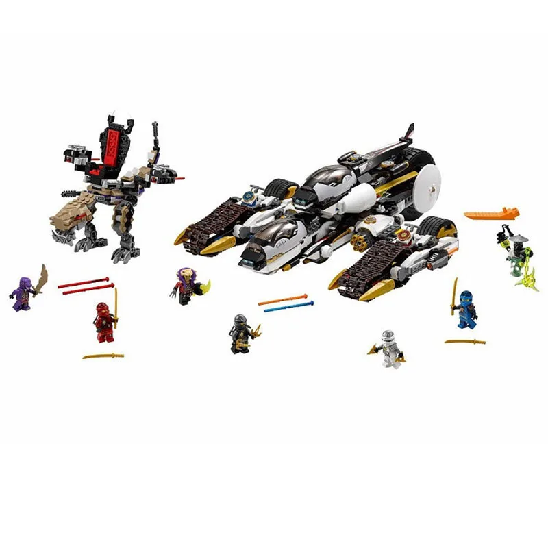 

Pogo BL10529 gifts Bela Building Blocks Bricks Ninjagoe Action Figures Toys Thunder Swordsman Compatible Legoe