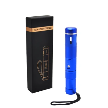 

HORNET Aluminum Electric Automatic Tobacco Grinder Dispenser With Replacement Blades Rechargeable Li-Ion Battery USB Cord
