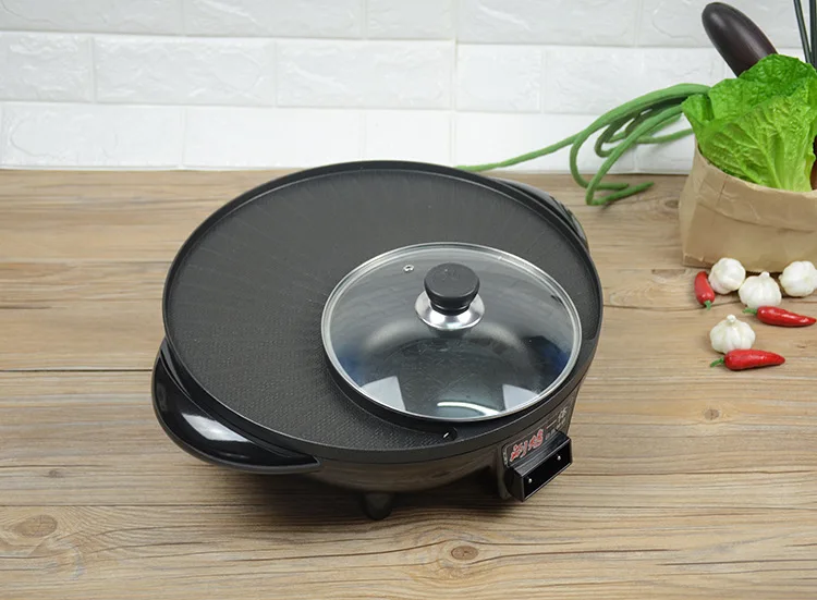 Для гриля, барбекю машина сковорода электрическая плита на гриле цельный домашний многофункциональный электрический чайник домашний гриль