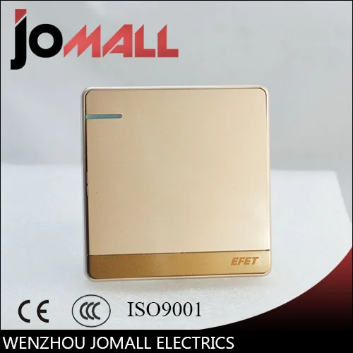 

Luxury rose gold slim Wall Switch Panel, Light Switch,1 Gang 2 Way Push Button Rocker Switch 16A,110~250V, 220V