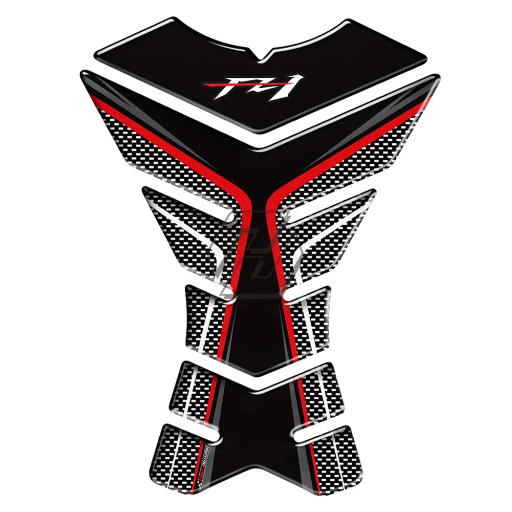 

3D Carbon-look Motorcycle Tank Pad Protector Decal Stickers Case for Yamaha FZ1 FZ 1 FZ1N Tank