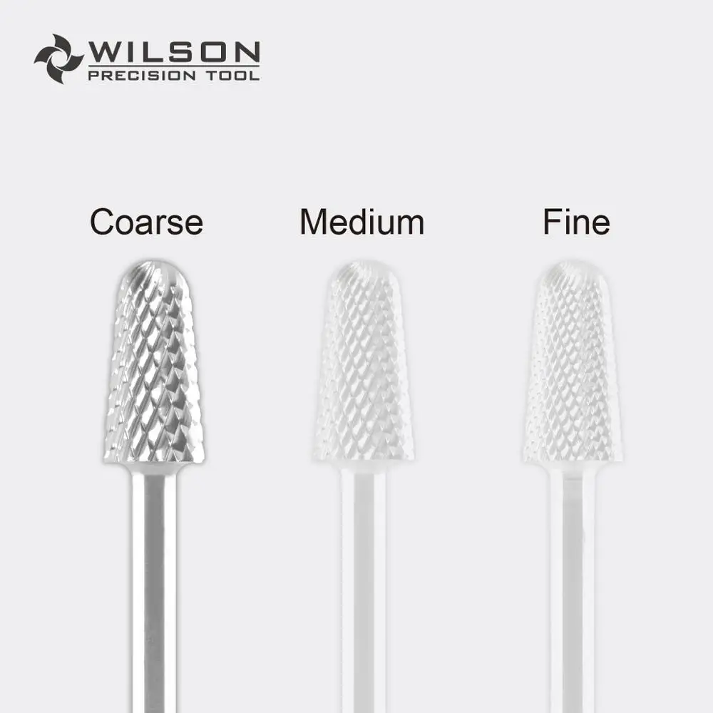 Твердосплавное сверло для ногтей Safety Bit золото/серебро WILSON|Электрические