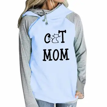 

2018 New Fashion Print Hoodies Women Tops Kawaii Sweatshirt Femmes Female Harajuku Pockets Buckle Street Thick Sweet Pullovers