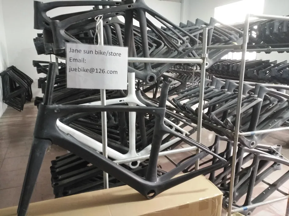 Sale JERF011 super light frame 729g raw frame carbon fiber road bike frame Chameleon new colors road bike frame T1000-60T  /UD 15