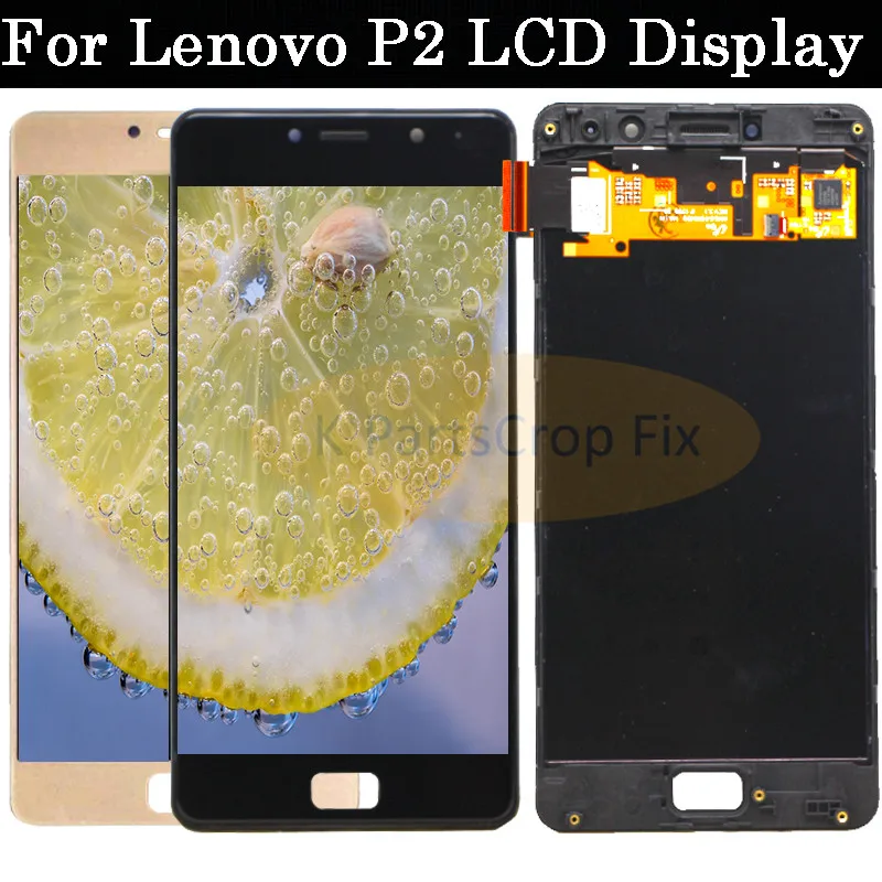 

original for Lenovo Vibe P2 LCD Display Touch Screen digitizer Assembly With Frame 5.5" For Lenovo P2 P2c72 P2a42 LCD