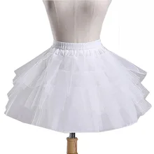 Новые Акции Дети Свадебные Аксессуары Дети Юбки Нижняя Для Свадебного Платья и Платья Девушки Цветка 35 СМ