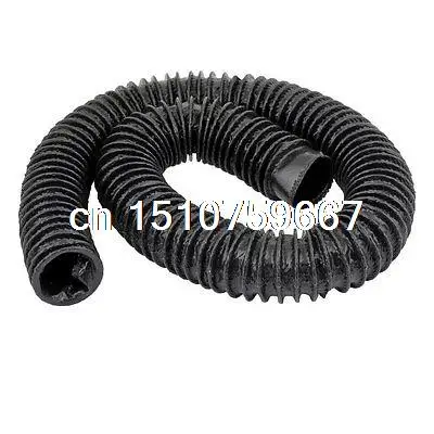 

3.8cm x 100cm Round Flexible Tube Machine Tool Ball Screw Cover Black