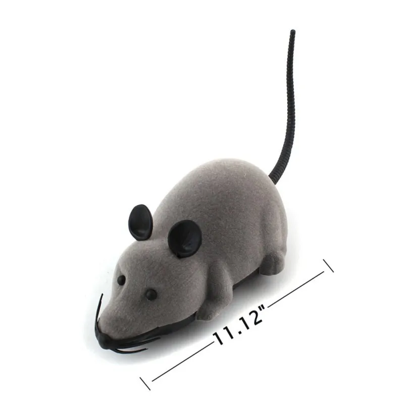 Новая игрушка для домашних животных вращающаяся мышь Пульт дистанционного управления ПЭТ игрушки в виде мышки электронная игрушка мышь