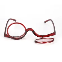 Новые очки для чтения, макияж, очки для чтения, пластиковая оправа, флип-очки, модные высококачественные очки для чтения, диоптрий 1,0-3,5