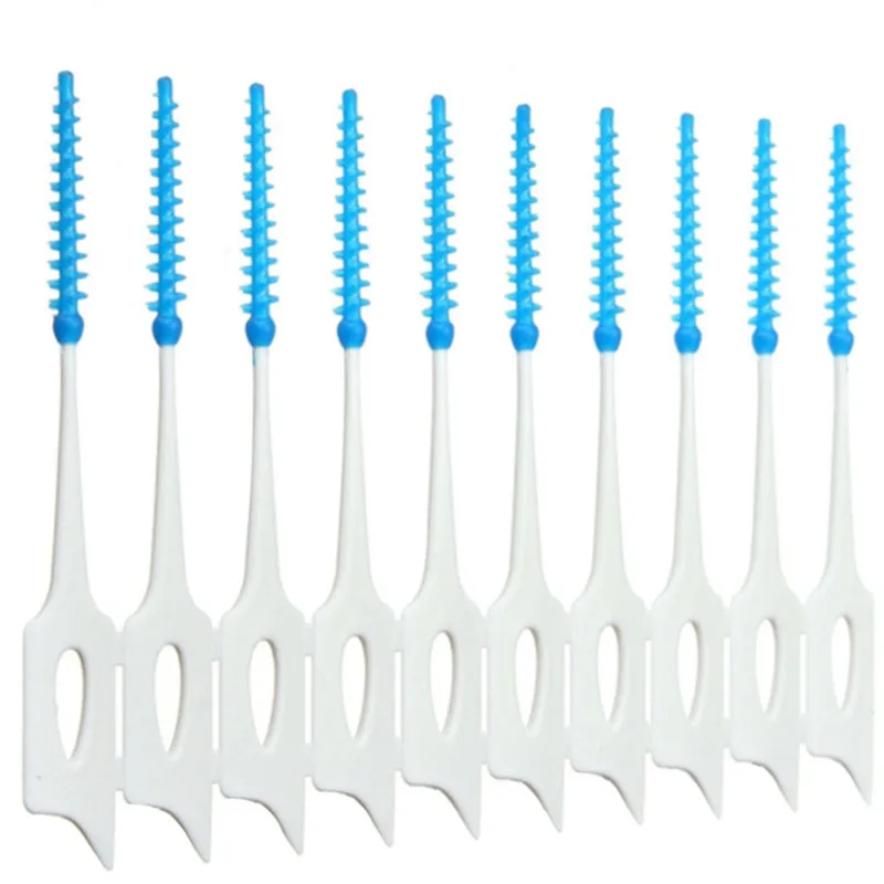 Buy 40Pcs Interdental Brushes Gums Toothpick Plastic