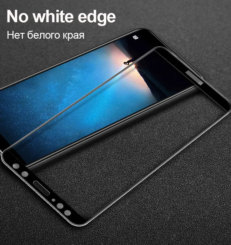TOMKAS Glass For Huawei Mate 10 Lite Screen Protector Tempered Glass For Huawei Mate 10 Pro P Smart P9 P10 Plus Screen Protector