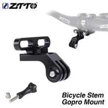 ZTTO 1pcs High-Strength Bicycle Stem Gopro Mount Lightweight CNC Holder Universal Adapter For XC AM MTB Mountain Road Bike