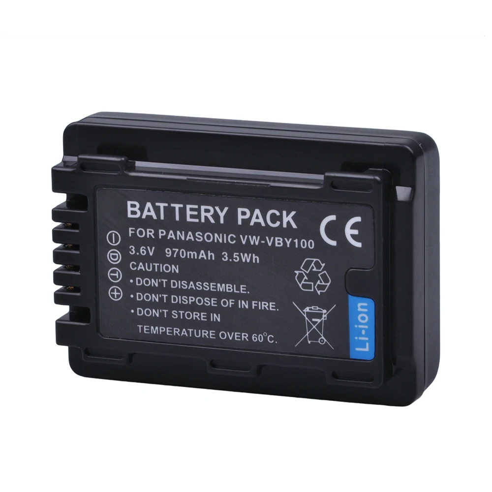Tectra 1PC VW VBY100 VBY100 Li ion font b Camera b font font b Battery b