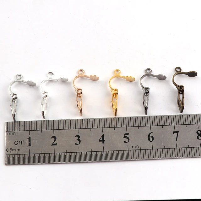 300pc Clear Bell Plastic Earring Backs