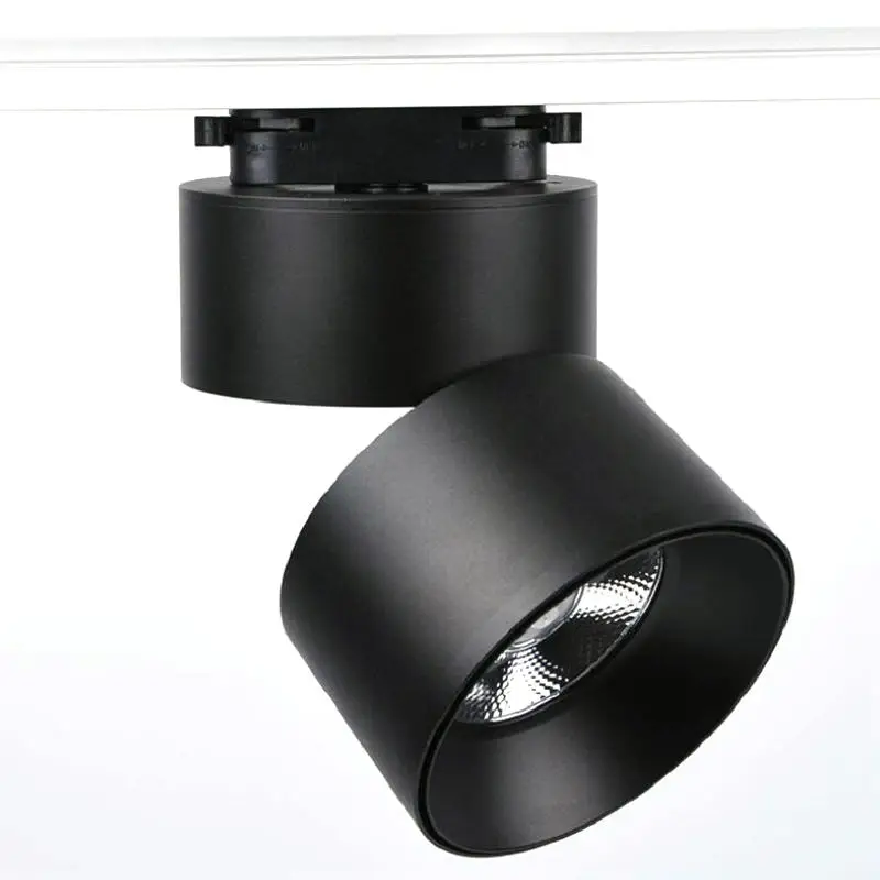 dimmable 20W 30W LED Track Light COB Rail Spotlights Lamp Leds Tracking