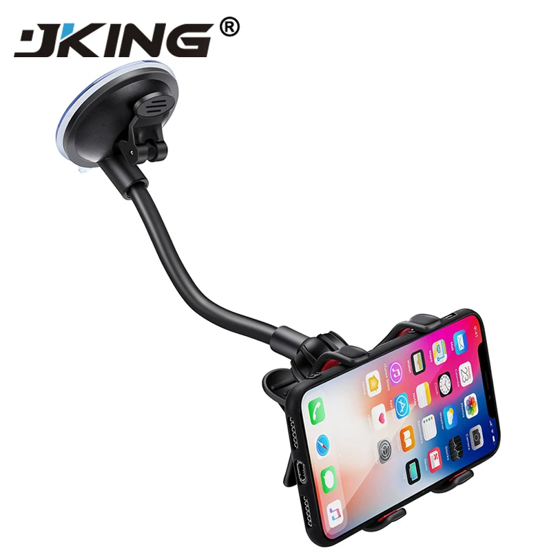 Jking De Voiture Support Pour Telephone Flexible 360 Degres Reglable Support De Voiture Telephone Portable Support Pour Mi 9 Smartphone 3 5 6 Pouces Soutien Gps Aliexpress