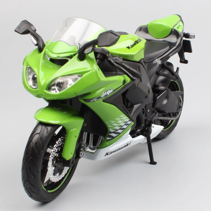 1:12 весы maisto Kawasaki NINJA ZX 10R супер велосипед литье под давлением транспортное средство, Мопед гоночный мотоцикл модели игрушки Детская Коллекция