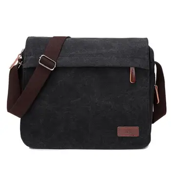 

010718 new hot man canvas shoulder bag male Satchels bag