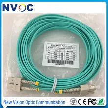 15 шт./лот, 10 м, DX, мм, SC/UPC Волоконно-оптический патч-корд, OM3-150(50/125), 3,0 мм, ПВХ куртка, SC-SC 10 г многомодовый оптоволоконный перемычка