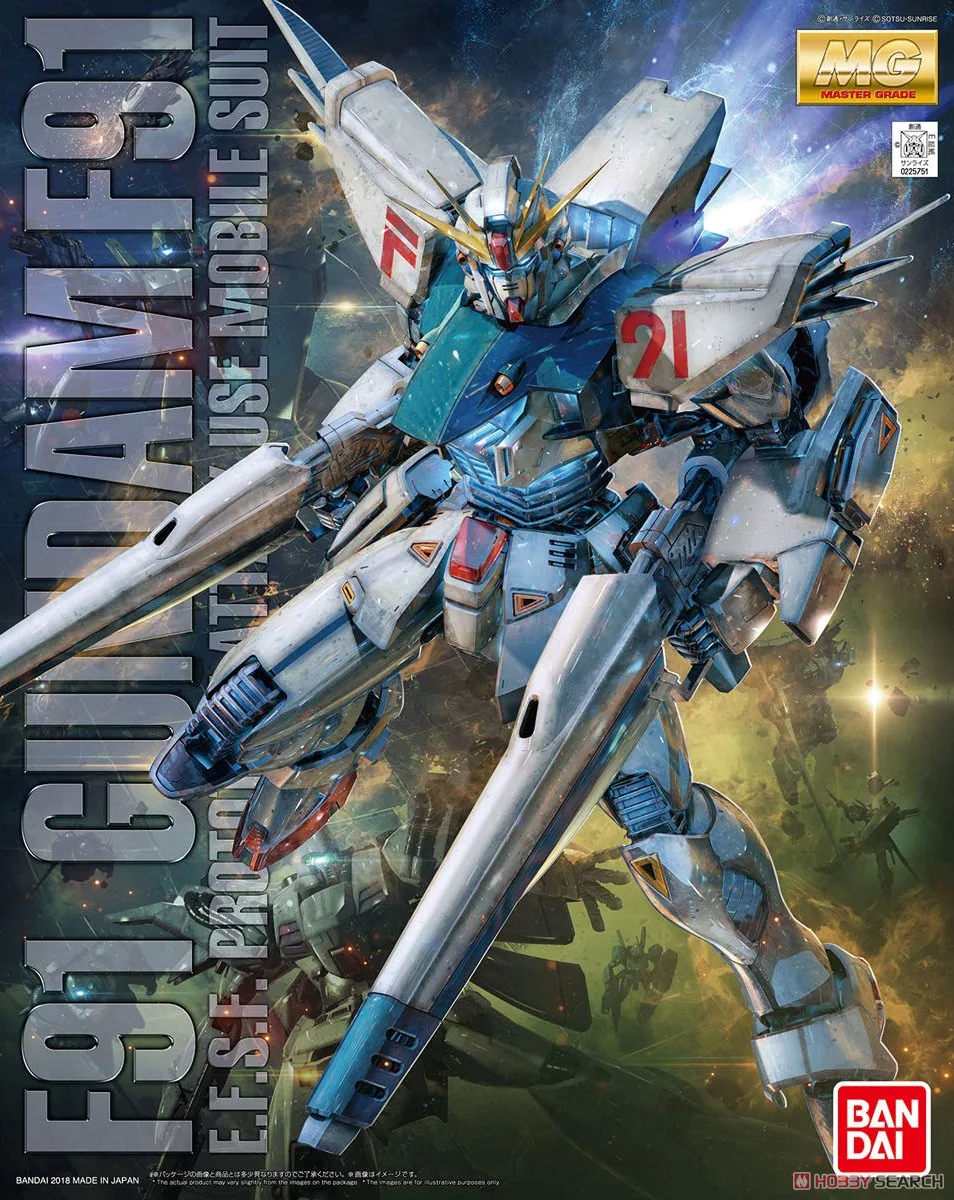 

Bandai Gundam MG 1/100 F-91 F91 Ver 2.0 Mobile Suit Assemble Model Kits Action Figures Plastic Model Toys