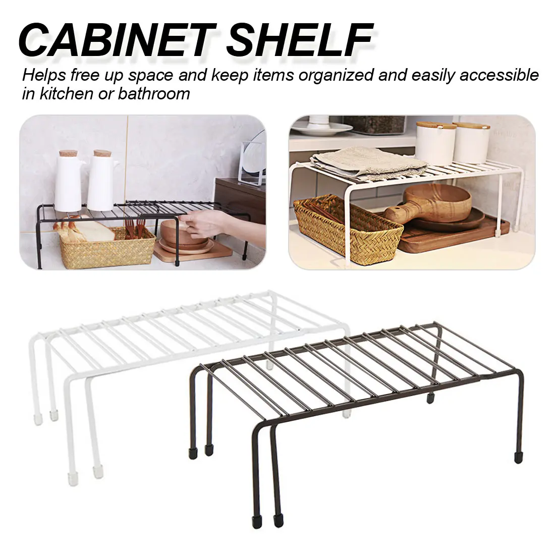 

Adjustable Kitchen House Dish Holders Metal Sink Drain Rack Desk Multi Rack Desk Cupboard Storage Shelf Refrigerator Rack