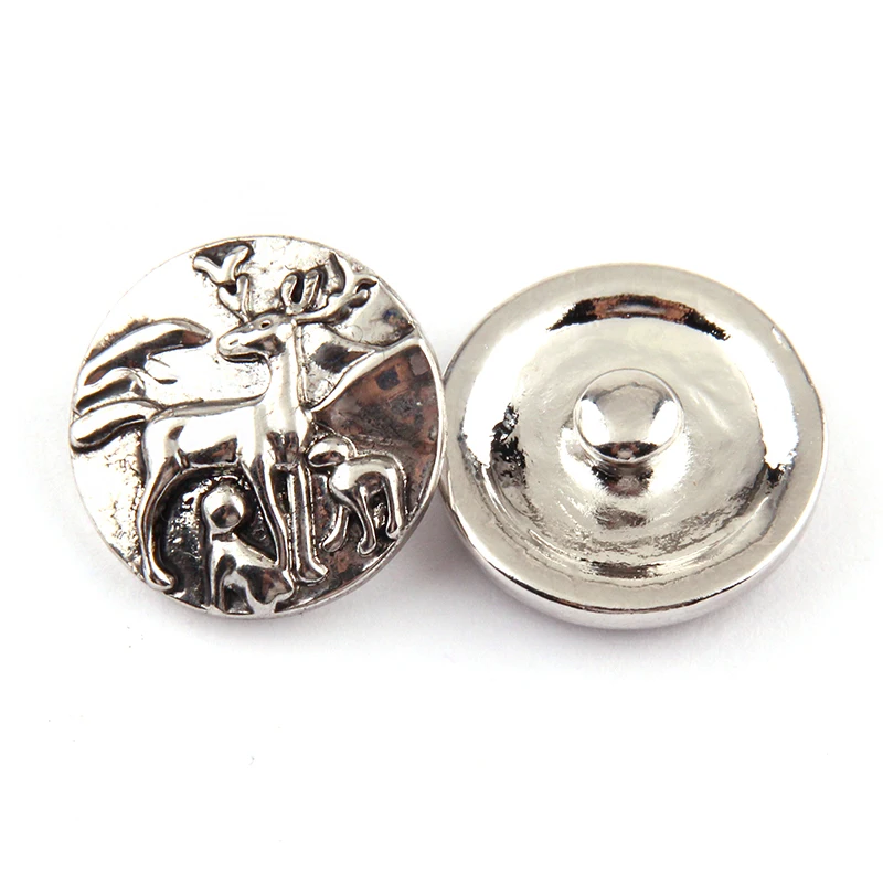 Бесплатная доставка модный шарм кнопка сделай сам в виде оленя|button|button javacharms supplies