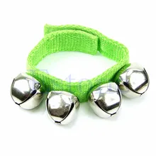 Baby Infant Kids Wrist Hand Foot Bell Rattle Crib Pram Activity Percussion Toy W15