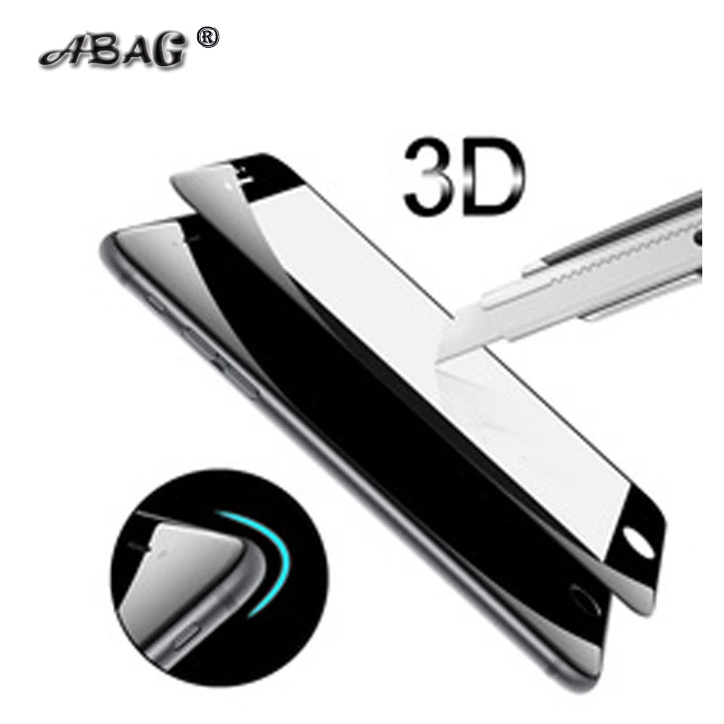 Закаленное стекло для iPhone 7 Plus 6 + X XR XS 9H твердость ПЭТ мягкая 3D изогнутая