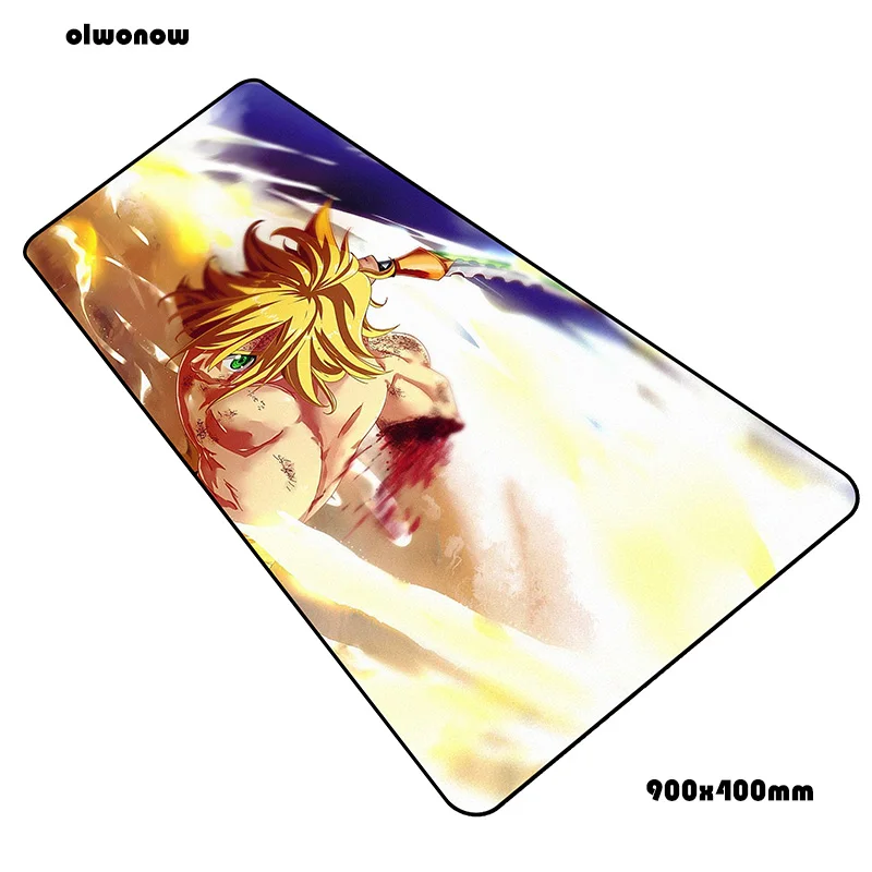 Nanatsu no taizai padmouse 900x400x3 мм игровой коврик для мыши мышь под заказ геймер компьютерный стол мальчик подарок коврик notbook mousemate pc - Цвет: Size 900x400x3mm