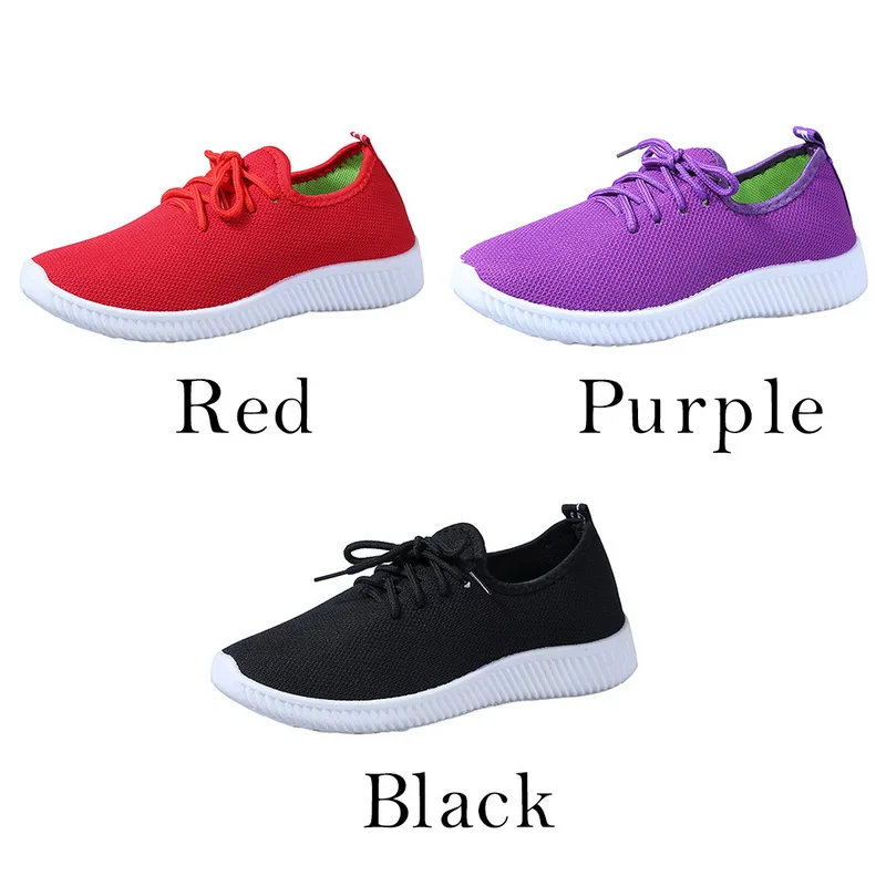 Summer Women Outdoor Running Mesh Shoes Sports Shoes Sneakers Canvas Light Bottom Casual Shoes