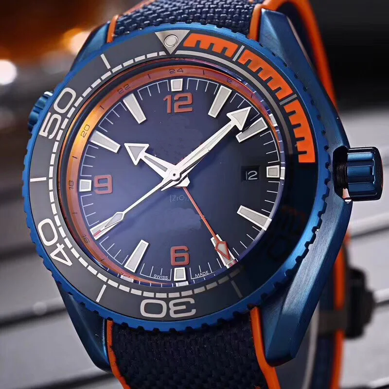 Роскошные брендовые часы класса люкс AAA серии sea master 215.92.46.22.01.003 46MM2813