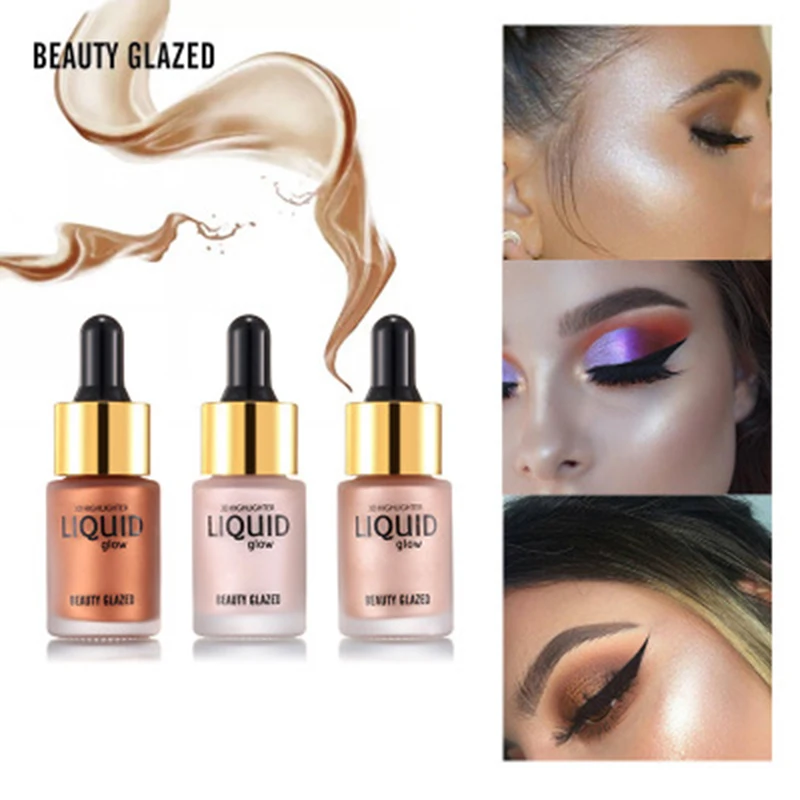 

Beauty Glazed 3D Liquid Highlighter Concealer Brightening Base Foundation Makeup Professional Make Up Beauty Coemetics Maquiagem