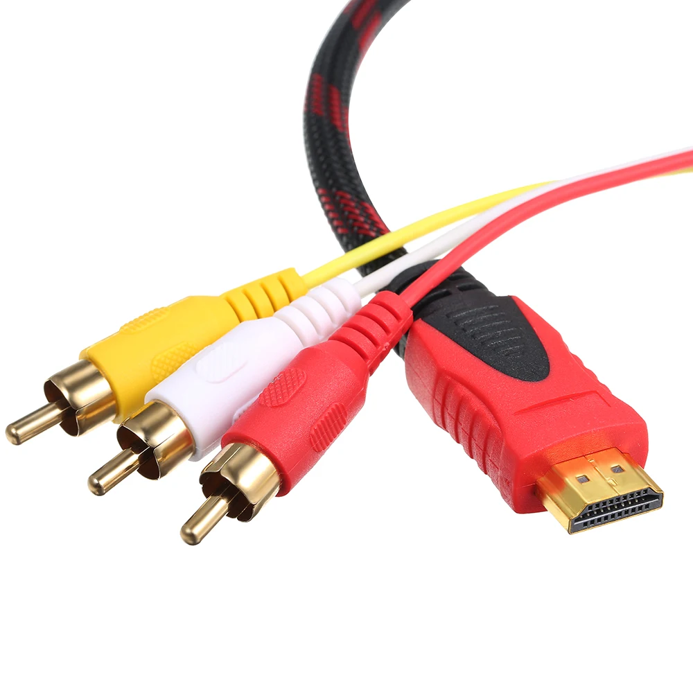 1 5 M HD RCA аудио видео кабель 3 Мужской AV провод шнур DV MP4 конвертер|Компьютерные