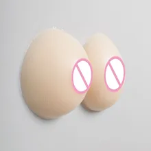 600 г/пара белые/бежевые/коричневые искусственные, силиконовые груди, фальшивые силиконовые для кроссдрессеров Женская грудь формы