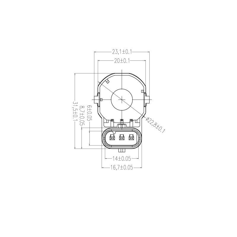 Фото Датчик парковки для автомобилей BMW X3, X5, X6, E83, E60, E70, E71, ALFA ROMEO, 66209231287, 66209139868, 66209233037 №5