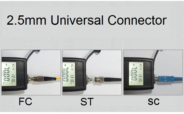 2 в 1 FTTH инструменты с мини-оптическим волоконным измерителем мощности-70 ~ + 6dBm и 1 мВт 5 км Визуальный дефектоскоп оптоволоконный визуальный