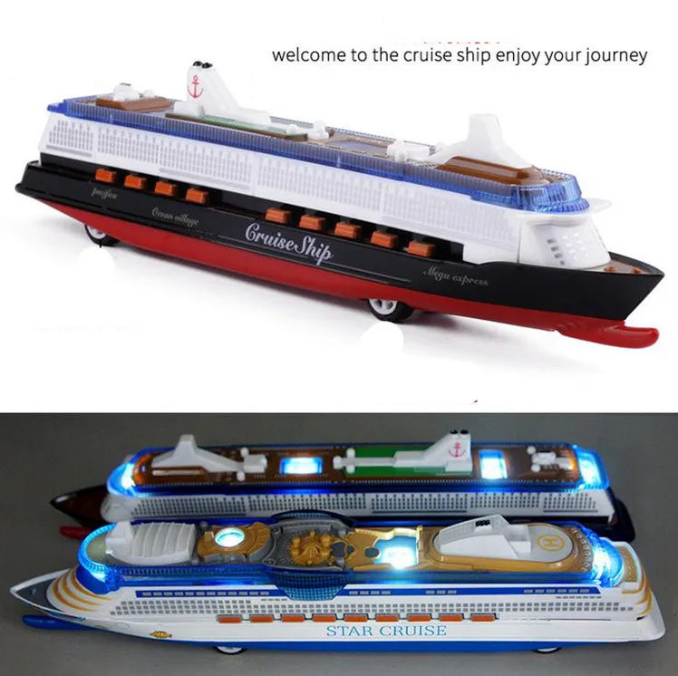 Высокая имитация большой роскошный Круизный корабль, 1: 600 сплав, модель обратного корабля, металлические diecasts, музыкальная флэш-игрушка модель