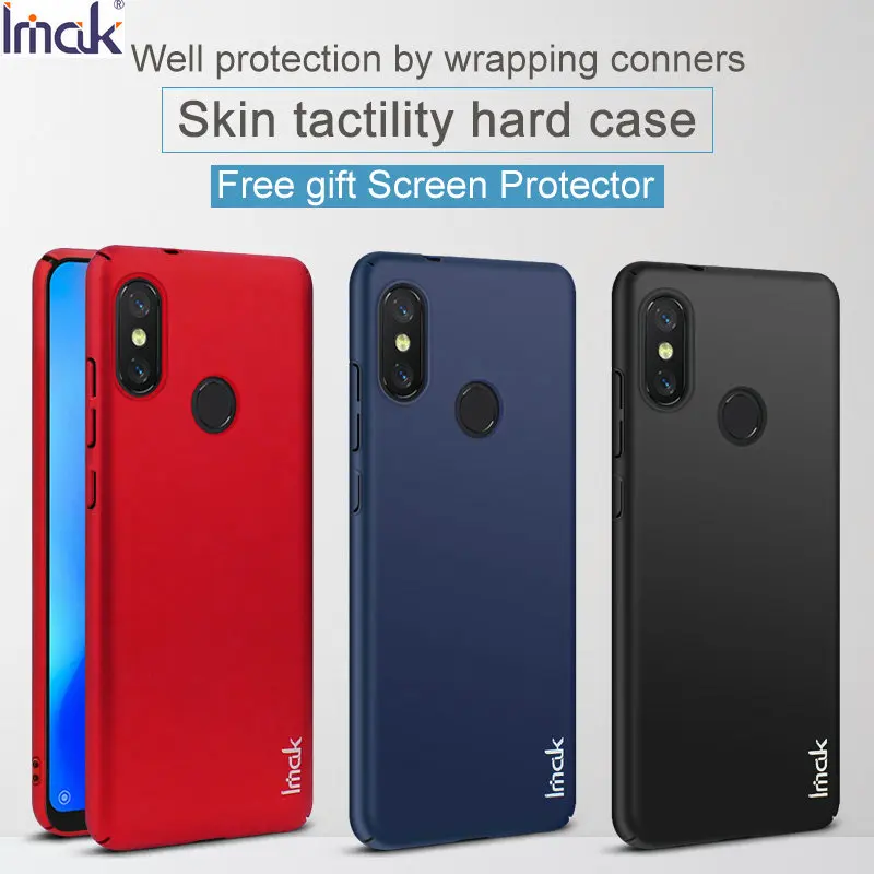Xiaomi mi A2 Lite чехол Imak джазовая 2 защитный с полной защитой накладка шероховатой