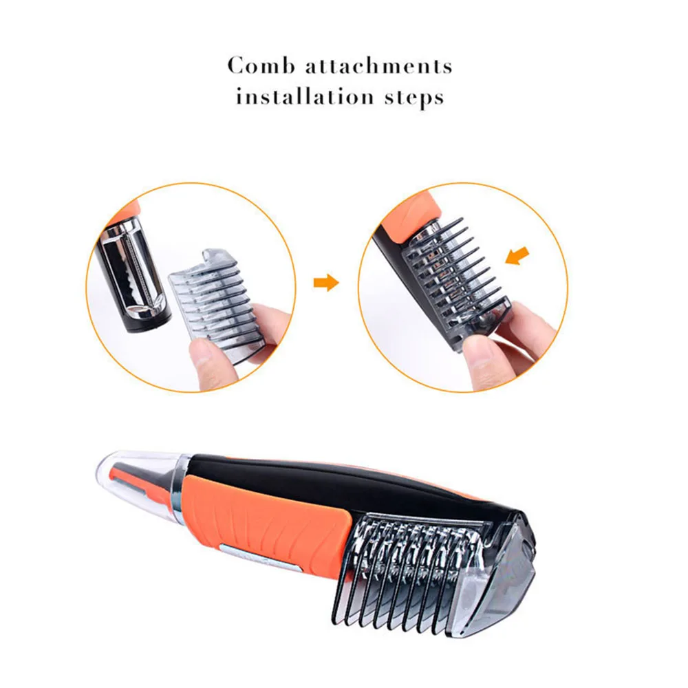 Профессиональная электрическая бритва для удаления волос светодиодный светильник для ухода за лицом многофункциональный микро триммер для волос
