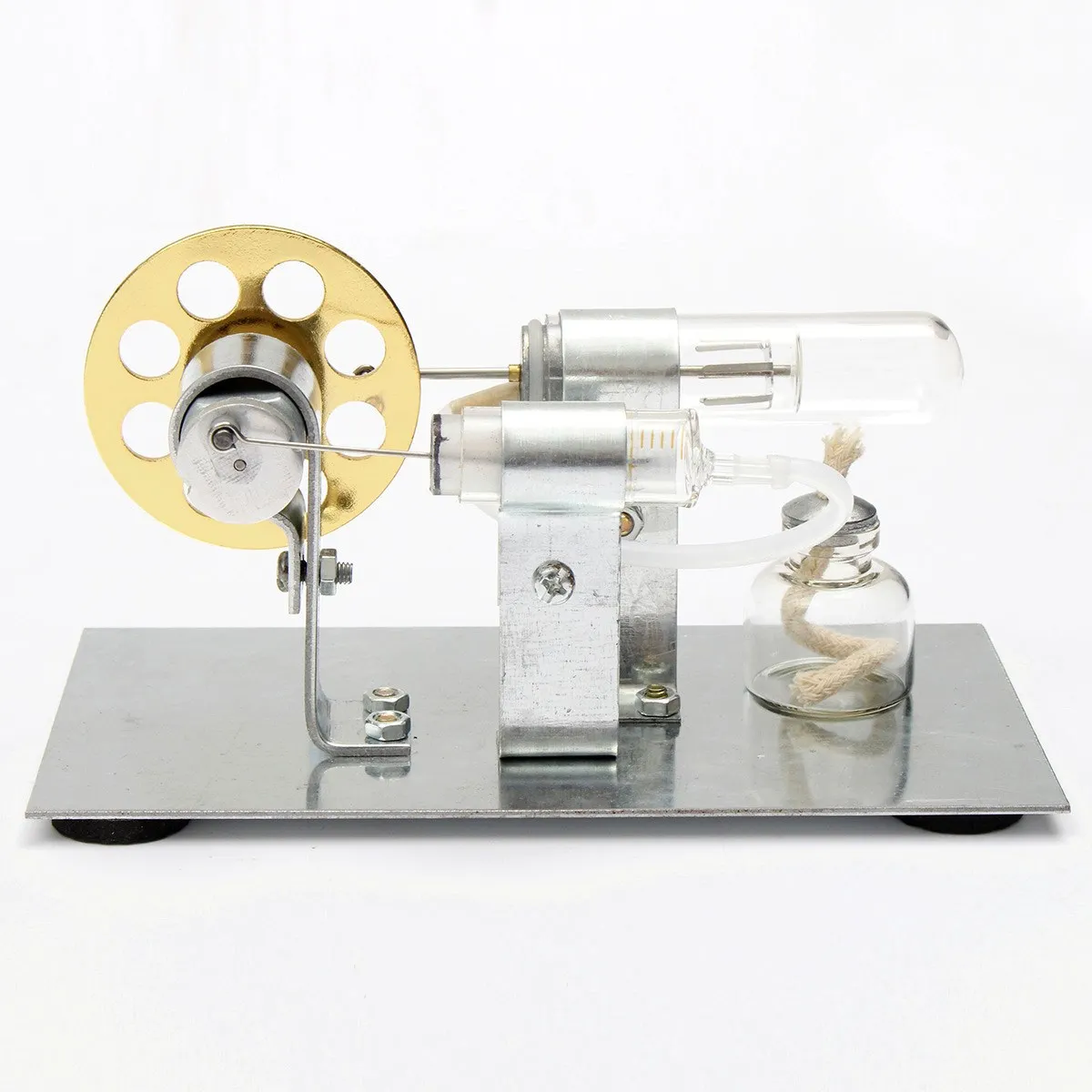 Funny DIY Mini Air Stirling Engine Motor Model Educational Steam Power Toy Electricity Learning Mod