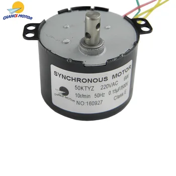 

CHANCS AC Motor 220V 50KTYZ 10RPM Synchronous Motor Geared Permanent Magnet Slow Speed Reducer Motors
