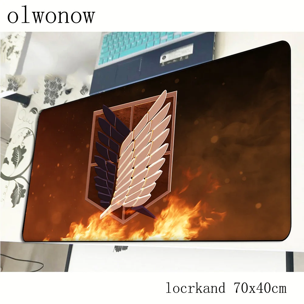 Attack on titan коврик для мыши геймер Лидер продаж 700x400x2 мм notbook игровой популярные от
