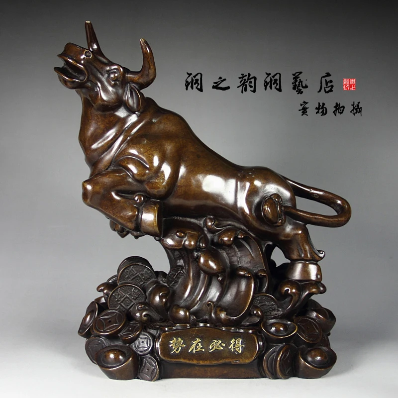 

Copper copper quality crafts gift lucky cow