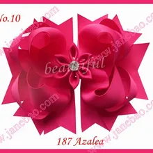 Новинка, 50 шт., 6,5 дюймов, романтическая заколка для волос с бантиками, смешанные цвета, эксклюзивная заколка для волос, банты для волос для девочек