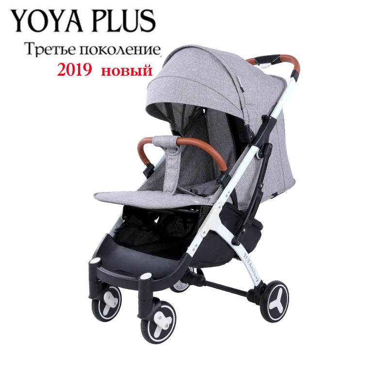 

YOYA PLUS 3 baby cart Lightweight folding Can sit and lie down Four-wheel shock absorber stroller Yoya plus 3 free shipping