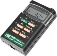 

TES-1333R Solar Power meter, Measuring Solar Radiation energy Logging Data, Auto data memory 32000 counts