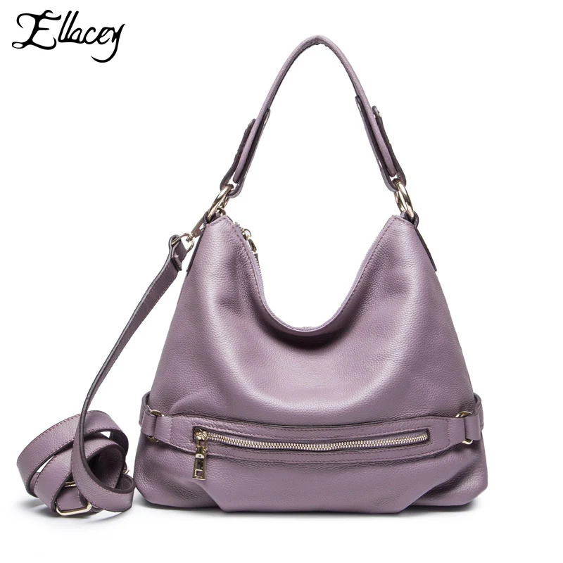 

ELLACEY Brand Women Messenger Bags Fashion Genuine Leather Women Bag Casual Handbags Women Real Leather Shoulder Bags Hot Sale