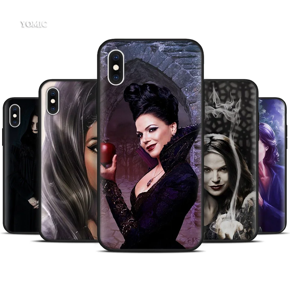 

Silicone Black Coque Case for iPhone XR X XS MAX 7 8 6 6S Plus 5 5S SE 5C 7Plus 8Plus Mobile Phone once upon a time regina mill