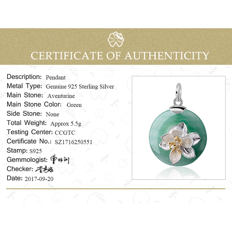 Lotus Fun Real 925 Sterling Silver Natural Pink Stone Handmade Design Fine Jewelry Lotus Whispers Pendant without Necklace